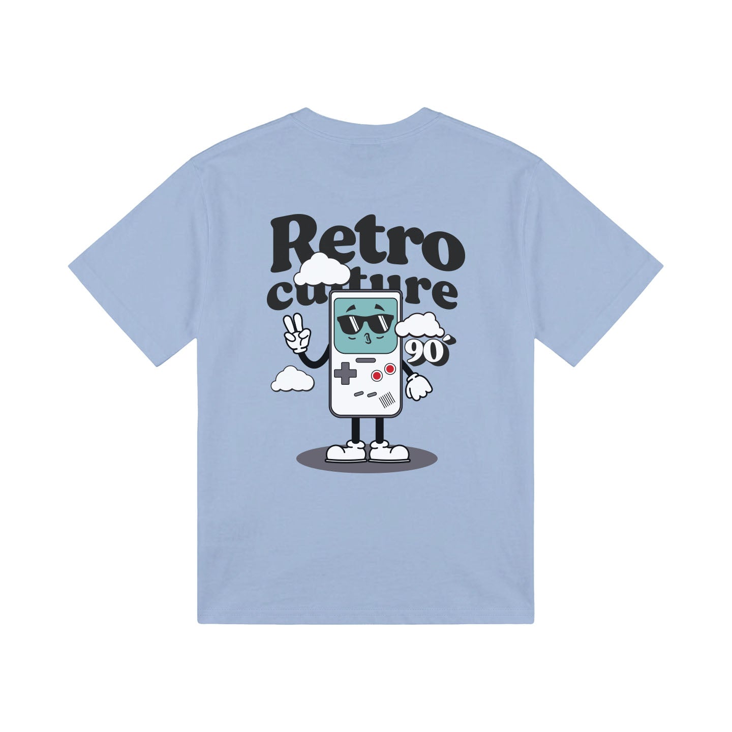 CAMISETA HOMBRE RETRO CULTURE AZUL