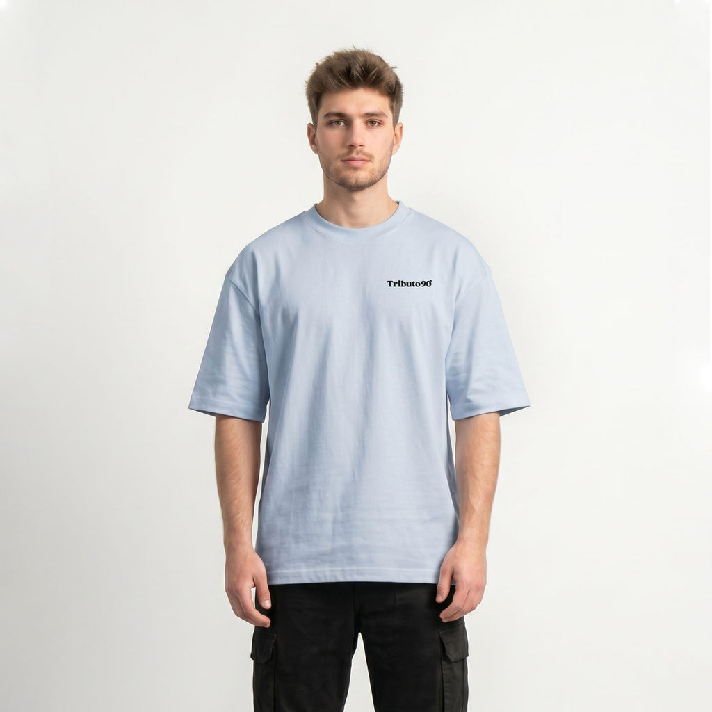 CAMISETA HOMBRE RETRO CULTURE AZUL