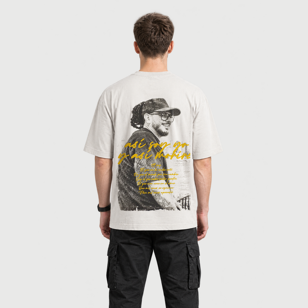 CAMISETA "ASI SOY YO" - AFAZ NATURAL / TRIBUTO