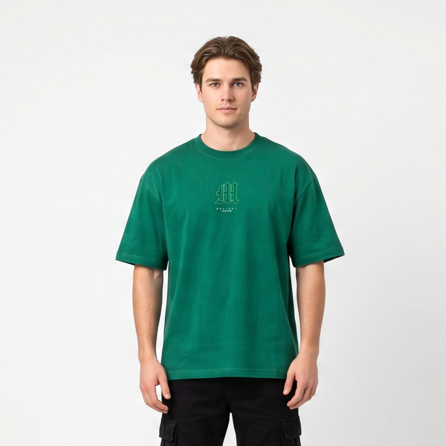 CAMISETA HOMBRE MDE ANT  TRIBUTO  VERDE