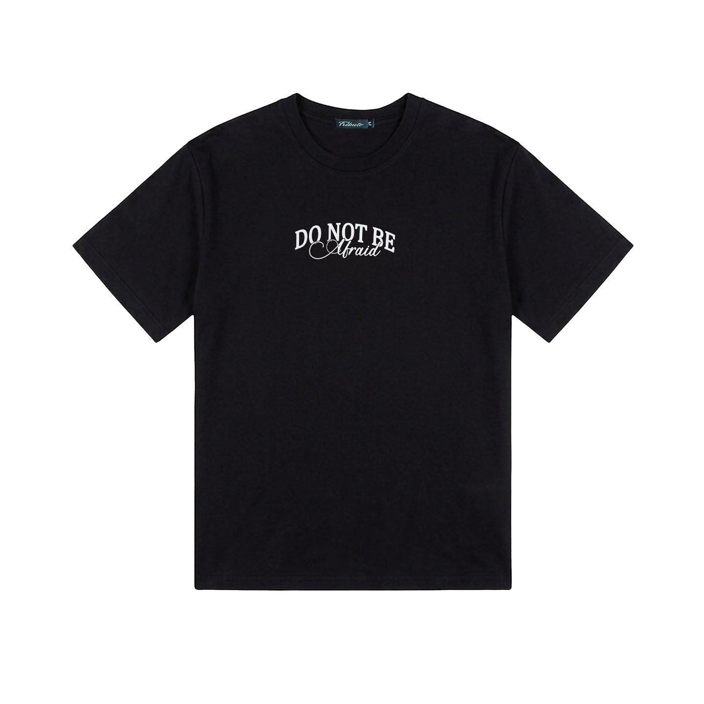 CAMISETA HOMBRE DON´T BE AFRAID NEGRO