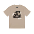 CAMISETA HOMBRE KEEP GOING  TAUPE