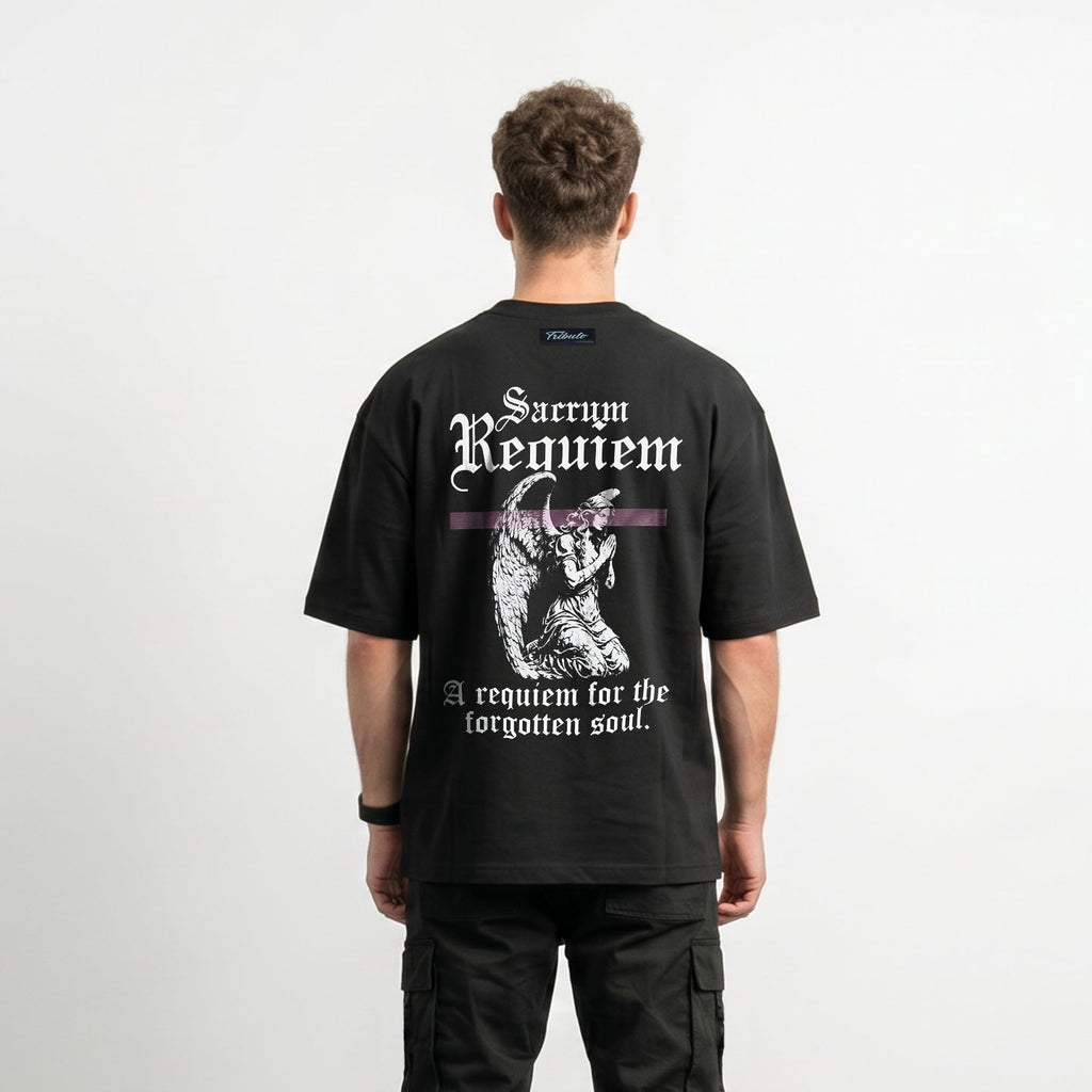 CAMISETA HOMBRE SACRUM REQUIEM NEGRO