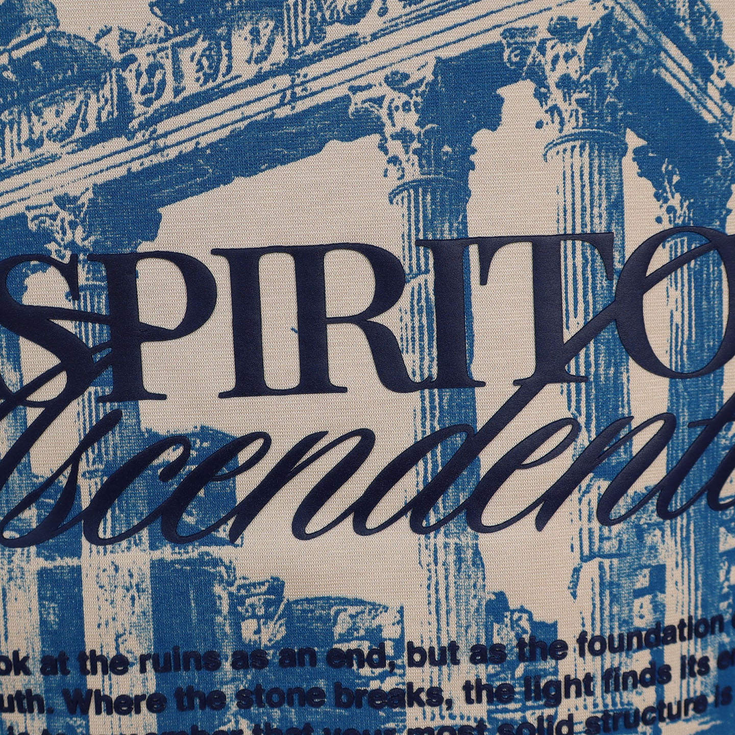 CAMISETA HOMBRE SPIRITO ASCENDETE CREMA