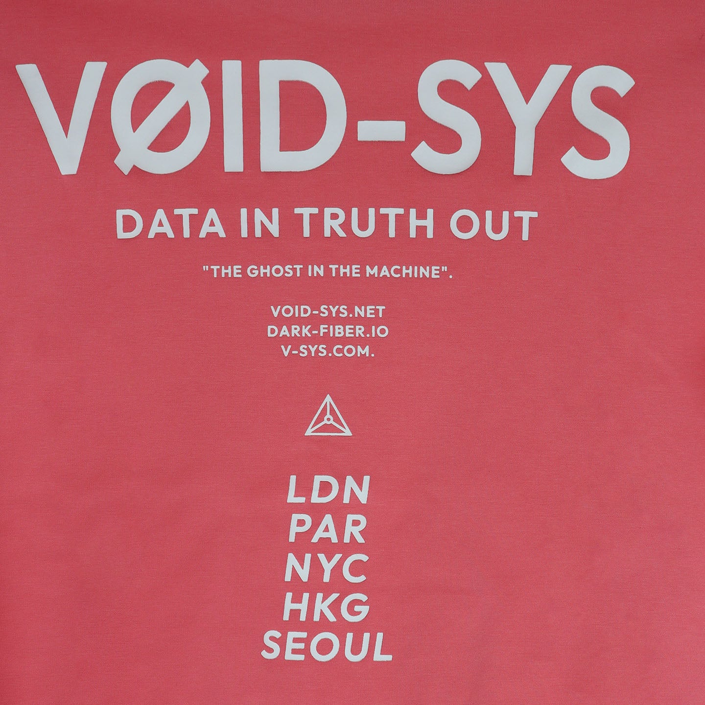 CAMISETA HOMBRE  VOID SYS ROSA