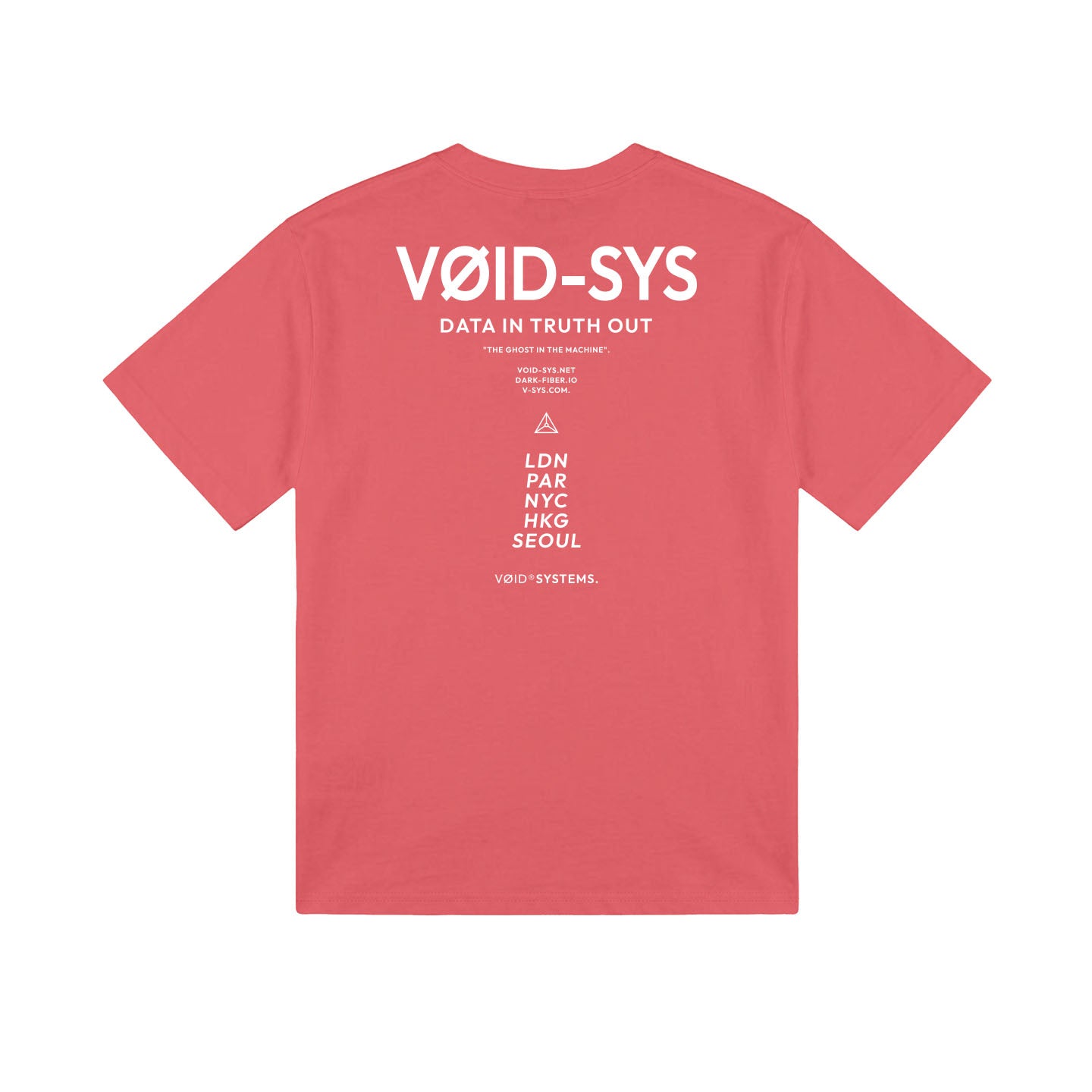 CAMISETA HOMBRE  VOID SYS ROSA