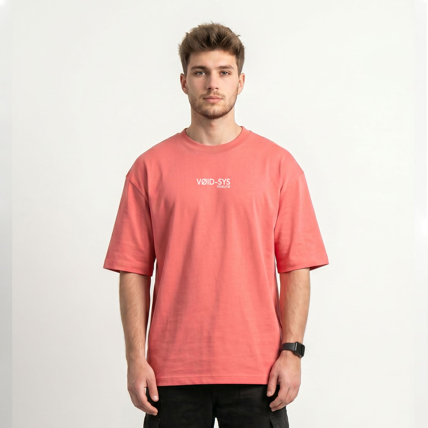 CAMISETA HOMBRE  VOID SYS ROSA