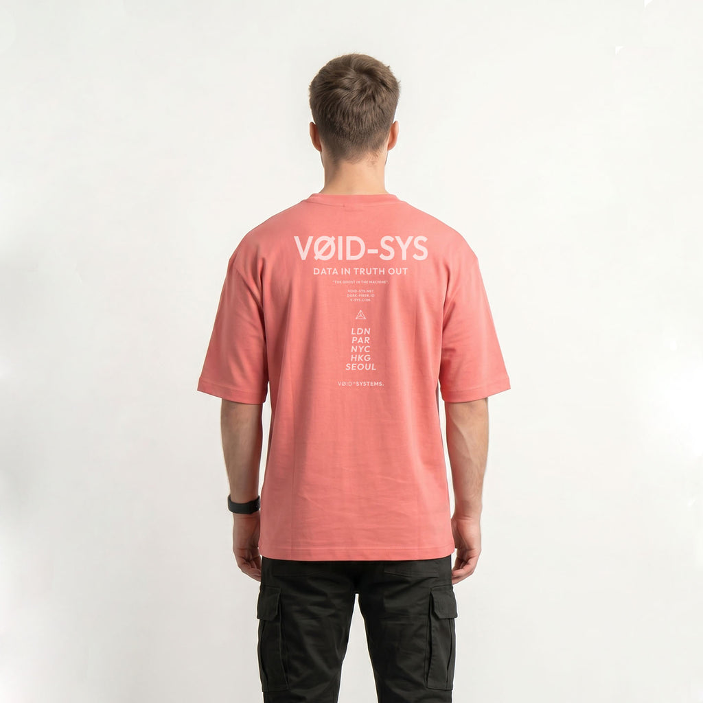 CAMISETA HOMBRE  VOID SYS ROSA